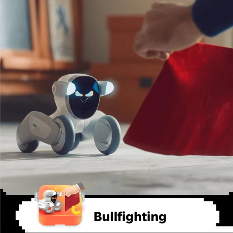 لونا آي تشارتيجبت روبوت إلكتروني تفاعلي ذكي DIY وظيفة إضاءة هدية عيد الميلاد للأطفال