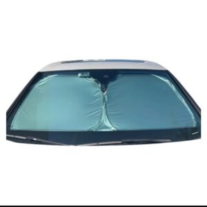 واقي شمس للزجاج الأمامي للسيارة (150×70 سم، بوليستر 170T)