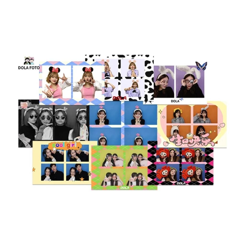 Booth Photobooth With Glam Filter for Game Halls Shopping Malls