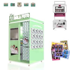 Booth Photobooth With Glam Filter for Game Halls Shopping Malls