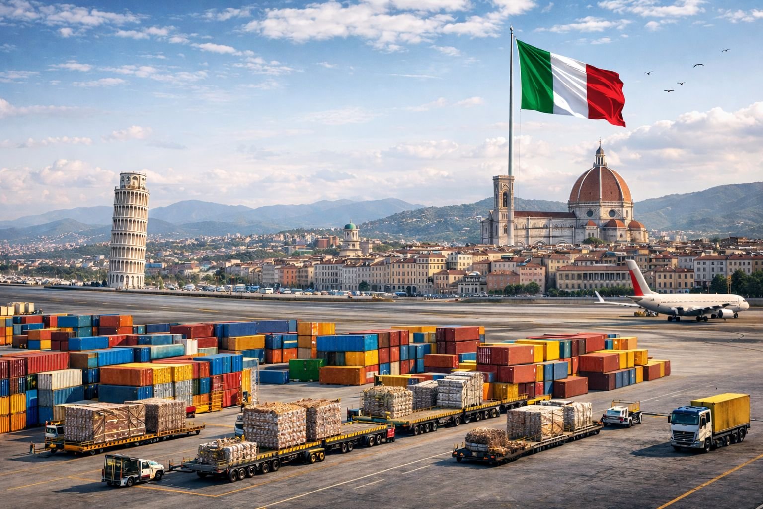 Container Ship Background